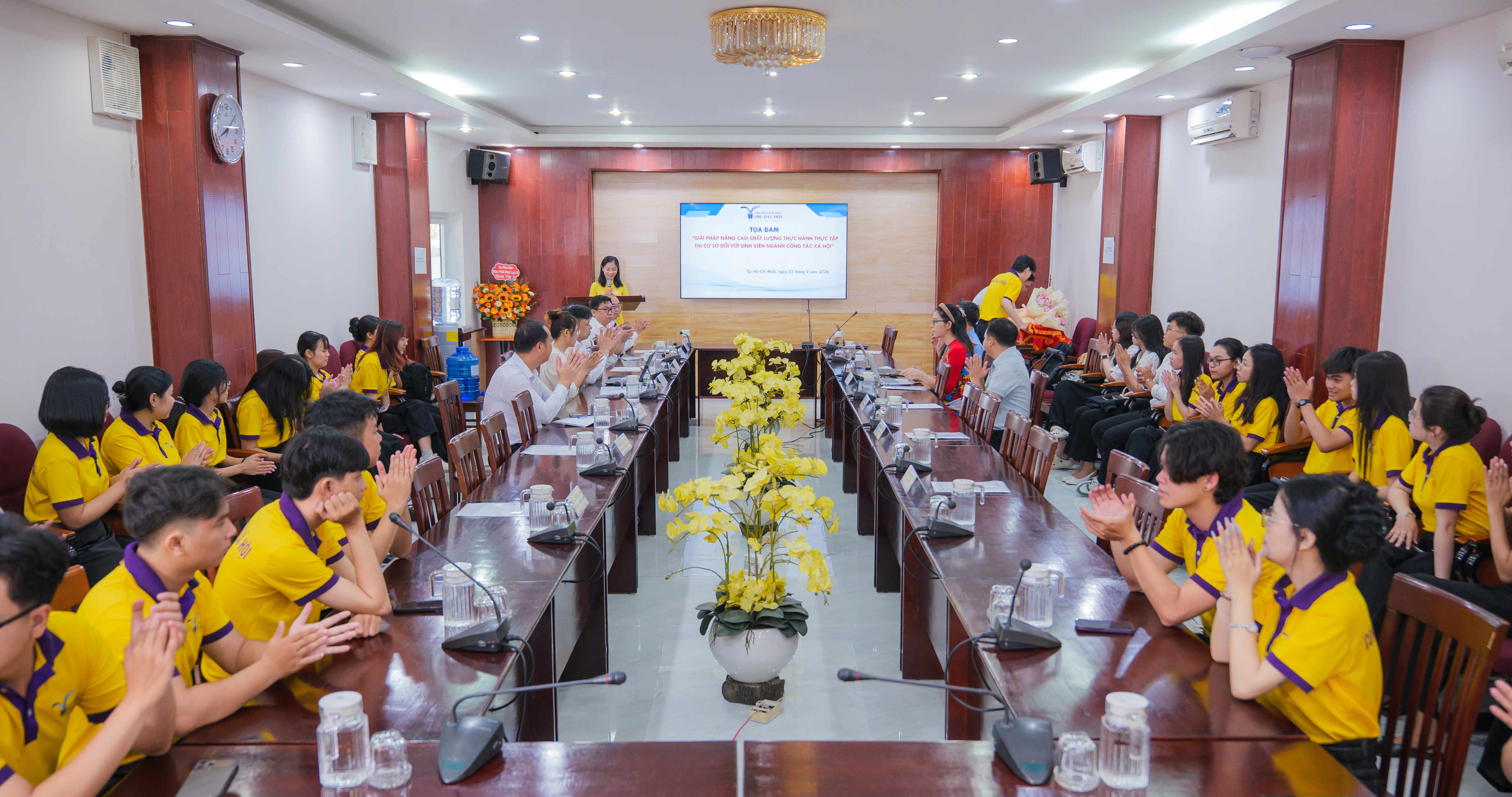 Tọa đàm “Giải pháp nâng cao chất lượng thực hành, thực tập tại cơ sở đối với sinh viên ngành Công tác xã hội”